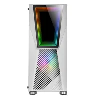CAJA ORDENADOR MARS GAMING MC777W BLANCO ATX 1 X USB 3.0 2 X USB 2.0 2 X 120MM FRGB
