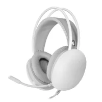 AURICULARES MARS GAMING MH-GLOW JACK 3.5MM RGB BLANCOS