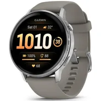GARMIN Venu 4 Bluetooth GPS 45mm AMOLED Gris Resistencia Agua 5ATM Pulsómetro SpO2