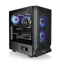 CAJA ORDENADOR GAMING THERMALTAKE CERES 330 TG ATX ARGB CRISTAL TEMPLADO NEGRA