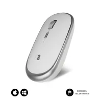 RATON INALAMBRICO SUBBLIM SUBMO-RFM0001 PLATA