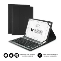 FUNDA + TECLADO SUBBLIM PARA TECLADO 10.1" NEGRO