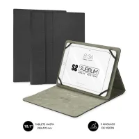 FUNDA SUBBLIM CLEVER STAND PARA TABLET CASE 10.1" NEGRO