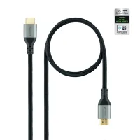 CABLE HDMI 2.1 NANOCABLE 1M/ MACHO-MACHO/ NEGRO