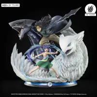 FIGURA TSUME ARTS FAIRY TAIL GAJEEL & WENDY ESTATUA RESINA ESCALA 1/4 HQS+