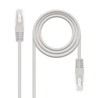 CABLE RED NANOCABLE LATIGUILLO RJ45 UTP CAT6 1M GRIS