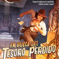 JUEGO DE MESA ESCAPE QUEST 1: EN BUSCA DEL TESORO PERDIDO FORMATO LIBRO PEGI 12