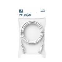 CABLE RED PHASAK LATIGUILLO RJ45 UTP CAT6 1M GRIS PHK 1601