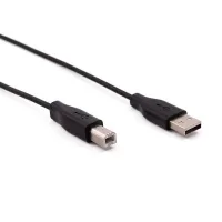 Cable USB Tipo A A  USB Tipo B Nilox 1.8M  Macho-Macho  Negro