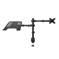 SOPORTE MONITOR HASTA 32" Y PORTATIL HASTA 17" COOLBOX ABRAZADERA ARTICULADO