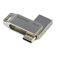 MEMORIA USB 3.2 / USB TIPO C GOODRAM 16B ODA3 PLATA