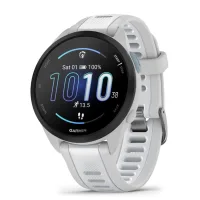 SMARTWATCH GARMIN FORERUNNER 165 43MM BLANCO Reloj Inteligente para Correr con GPS, Pantalla Táctil AMOLED, Métricas Optimizadas, Planes de Entrenamiento, Pay, Autonomía de 11 Días