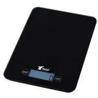 BASCULA DE COCINA DIGITAL THULOS TH-DS107 NEGRO CARGA MAXIMA 5KG