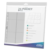 Carpeta transparente Ultimate Guard de 24 bolsillos y cuatro filas de páginas, carga lateral (10)