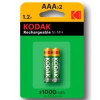 BLISTER PILAS KODAK RECARGABLES NI-MH AAA LR3 1000 MAH/ BLISTER 2 PILAS 