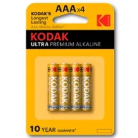 BLISTER PILAS KODAK ALCALINA ULTRA AAA LR3/ BLISTER 4 PILAS