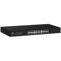 SWITCH NO GESTIONABLE LEVEL ONE GEU-2431 24 PUERTOS GIGABIT RACK 19"