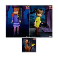 SET 6 FIGURAS MEZCO TOYZ SCOOBY-DOO & MYSTERY LIVING DEAD DOLLS 25CM