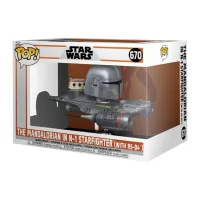 FUNKO POP RIDES MANDALORIAN MANDALORIANO & N-1 STARFIGHTER 76549