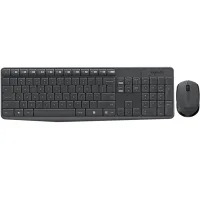 TECLADO + MOUSE LOGITECH MK235 INALAMBRICO INGLES INTERNACIONAL