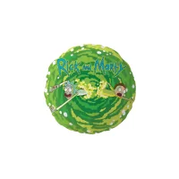 COJIN REDONDO SD TOYS RICK & MORTY LOGO RICK Y MORTY ENVASADO VACIO             