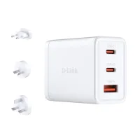 CARGADOR DE PARED D-LINK DCP-651 65W 2X USB TIPO C 1X USB TIPO A BLANCO