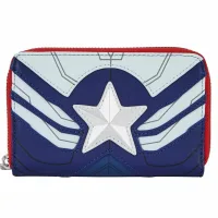 CARTERA LOUNGEFLY MARVEL FALCON CAPITÁN AMÉRICA COSPLAY 