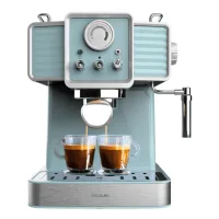 Cafetera Cecotec Vintage Espresso 20 Tradizionale Light Blue   Azul Pastel