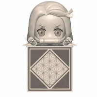 FIGURA GOOD SMILE COMPANY HIKKAKE KIMETSU NO YAIBA DEMON SLAYER NEZUKO KAMADO VERSION C