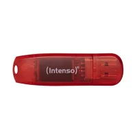 MEMORIA USB 2.0 INTENSO RAINBOW 128GB ROJO