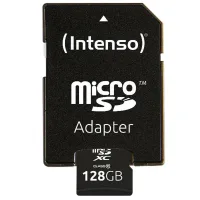 TARJETA MEMORIA MICRO SD INTENSO 128GB CL10 + ADAPTADOR SD