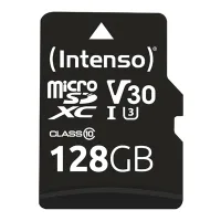 TARJETA MEMORIA MICRO SD INTENSO 128GB PROFESIONAL V30 + ADAPTADOR SD