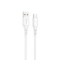 CABLE QCHARX LISBON USB A MICRO 24A / 1 M / PVC BLANCO