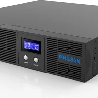 SAI UPS PHASAK 2160VA RACK INTERACTIVO / 4 SCHUKO / REG. AUTOM. DE TENSION / LCD PH 7521 2.16KVA
