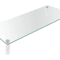SOPORTE ELEVADOR TOOQ DE VIDRIO PARA MONITORES