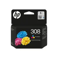 HP Cartucho 308 Color Cian, Magenta y Amarillo 120 p
