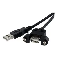 CABLE USB 2.0 STARTECH 0.30M/ MACHO-HEMBRA/ NEGRO