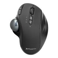 Raton inalambrico Phoenix Ergo T1 ergonomico trackball bateria recargable multidispositivo