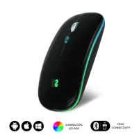 RATON INALAMBRICO SUBBLIM SUBMO-LDFLAT1 NEGRO