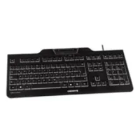 TECLADO CHERRY KC 1000 SC LECTOR DE TARJETA CHIP INTEGRADO DNI USB NEGRO