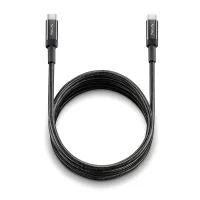CABLE USB TIPO C NGS KNOT 100W-2 2M/ MACHO-MACHO/ NEGRO