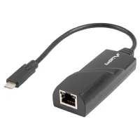 ADAPTADOR LANBERG USB TIPO C 3.1 MACHO/ ETHERNET RJ45 HEMBRA/ 0.15M