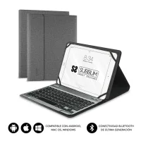 FUNDA TABLET SUBBLIM KEYTAB PRO PARA TABLET 10.1" GRIS