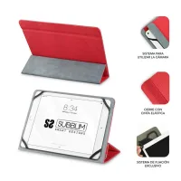 FUNDA SUBBLIM FREECAM CASE PARA TABLET 10.1" ROJO