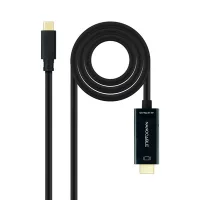 CABLE NANOCABLE CONVERSOR USB TIPO C A HDMI USB TIPO C/MHDMI/M NEGRO 1.8 M