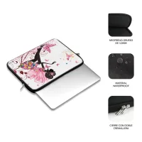 FUNDA SUBBLIM TRENDY SLEEVE PARA PORTATIL 13.3"-14" NEO HADA