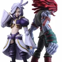 FIGURA SQUARE ENIX FINAL FANTASY IX BRING ARTS KUJA & AMARANT CORAL