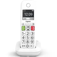TELEFONO FIJO INALAMBRICO GIGASET E290 BLANCO 150 NUMEROS/ 21 TONOS