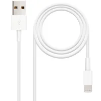 CABLE NANOCABLE USB 2.0 A IPHONE LIGHTNING-USB MACHO MACHO BLANCO 2M