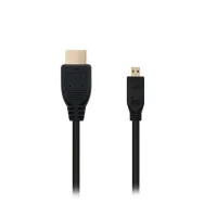 CABLE MICRO HDMI TIPO D A HDMI TIPO A NANOCABLE 1.8M NEGRO 1.8M/ MACHO A MACHO/ ALTA VELOCIDAD/ NEGRO